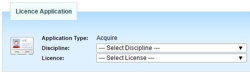 7. Apply for a licence CAP 1526 e-licensing organisation guide There are three options listed under Licences. 7.