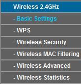 Figure 4-11 Dual Band Selection 2.4GHz (802.11b/g/n) - Click the box, and then the router will only work in 2.4GHz frequency. You can use the 2.
