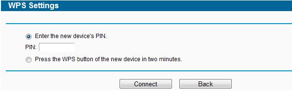Use this method if your client device does not have the WPS button, but has a Wi-Fi Protected Setup PIN number.