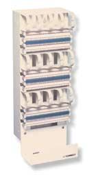 TELECOMMUNICATIONS ROOM 110Connect XC Cross-Connect System Cross-Connect Distribution Frame Kits Reduce time needed for planning and installing a crossconnect on a backboard Include metal back frame,