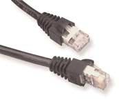 CABLE ASSEMBLIES TWISTED PAIR CABLE ASSEMBLIES Category 5 Shielded Description Part Number RJ45 to RJ45 557827-X X denotes length in feet: -1 = 2, -2 = 4, -3 = 6, -4 = 8, -5 = 12,