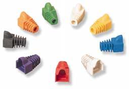 CONNECTORS MODULAR PLUGS Twisted Pair Modular Plugs 8-Position, Shielded Accommodate conductors with a maximum insulation diameter of between.029 and.