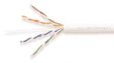 CABLE TWISTED PAIR CABLE Enhanced Category 5 UTP Exceeds TIA/EIA Category 5e (Enhanced Category 5) specifications Independently verified Performance specified to 350 MHz Minimum 5 db NEXT performance