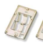 WORK AREA OUTLETS HIDEAWAY OUTLET Faceplate Kit Single Gang, UTP PART NUMBER 406186-X Holds up to