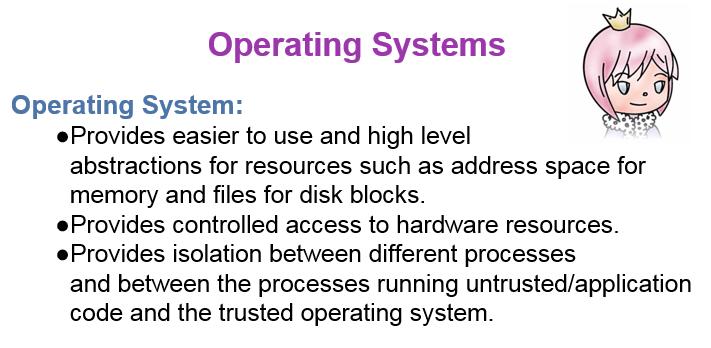P1_L3 Operating Systems Security Page 2 Applications rely on the operating system. So what does it really do for you?