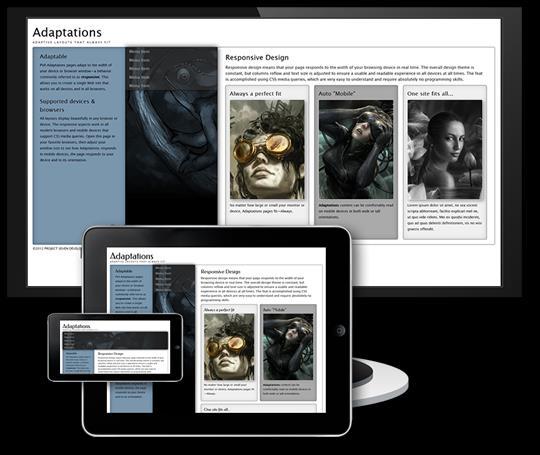 Adaptations by PVII is a Dreamweaver extension that allows