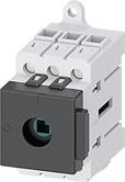 Siemens AG 201 NEW 3LD3 main control and EMERGENCY-STOP switches from 16 to 63 A > Distribution board mounting Number and version of the contacts Main contact Auxiliary contact Rated data at 50.