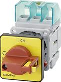 Siemens AG 201 3LD2 main control and EMERGENCY-STOP switches from 16 to 250 A > Front mounting Number and version of the contacts Main contact Auxiliary contact Rated data at 50... 60 Hz, 380.