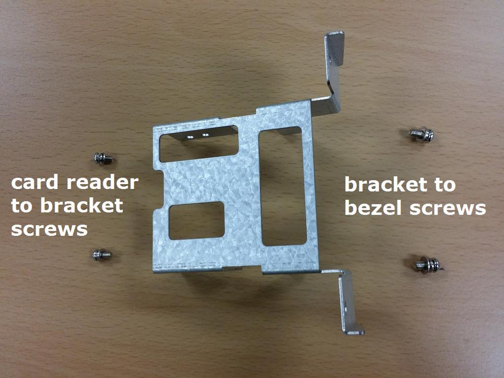 bracket (1) with card reader mounting