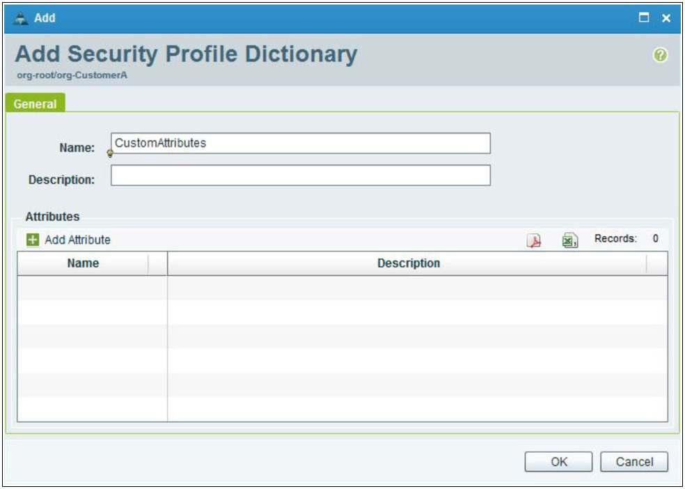Dictionary. 2. Right-click and choose Add Security Profile Dictionary (Figures 27 through 29). Figure 27.