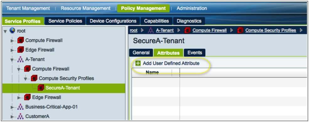 Create Security Profiles The process of creating security profiles using custom attributes involves an additional step.