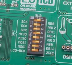 Communication between the microcontroller and ZigBee module is performed through SPI interface.