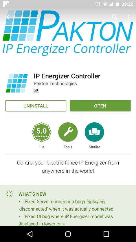 Wait for approximately 20 seconds until you see IP 1 on the front of the IP Energizer.