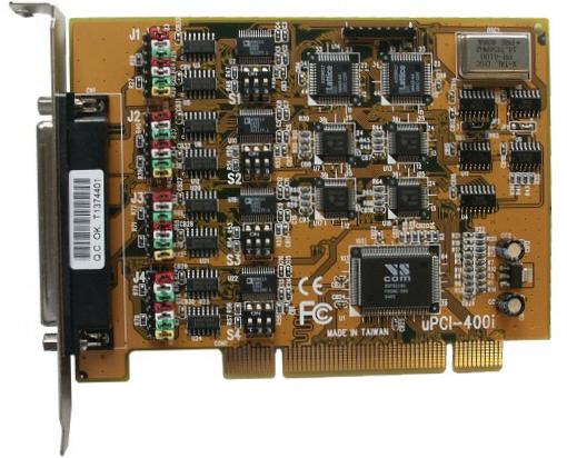 2 Introduction 2.2.5 VScom 400I UPCI The VScom 400I UPCI card features four serial ports, available via a classic PCI slot.