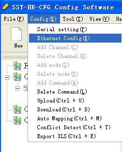 interface: Show the "Ethernet Config" interface as
