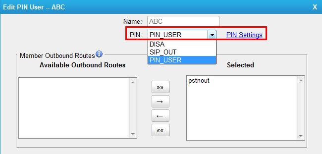10. Added multiple "Dial patterns" on outbound routes.
