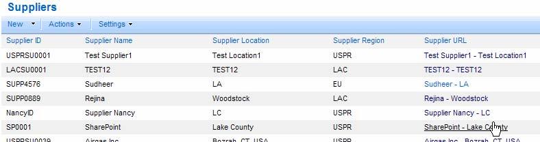 Abbott Laboratories (GPO IT) Supplier Collaboration SRM Open Item Log This opens the supplier s workspace. The page is initially empty. Use the procedures in Section 2.