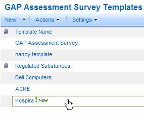 4. Copy SRM GAP Template Follow the same procedure as shown in Section 2.10.5.