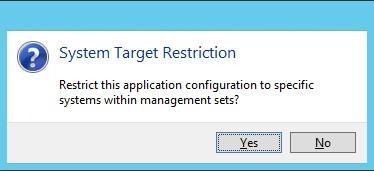 Configuring Application Launching and Session Recording 179 11) You will receive a prompt to restrict