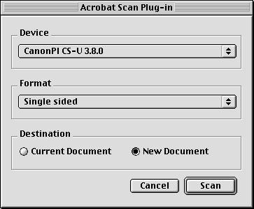 Scanning directly into a PDF Document If you have a scanner connected to your computer, you may be able to capture a document directly as a
