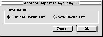 To create Pages from Image files 1. From within Adobe Acrobat, select File Menu -> Open as Adobe PDF 2. Select the images using the Shift (contiguous) or Command keys and click Open. 3.