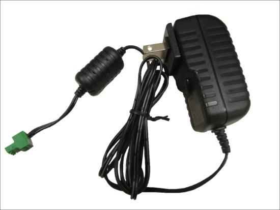 5. Below is an example of a power adapter with an attached terminal block.