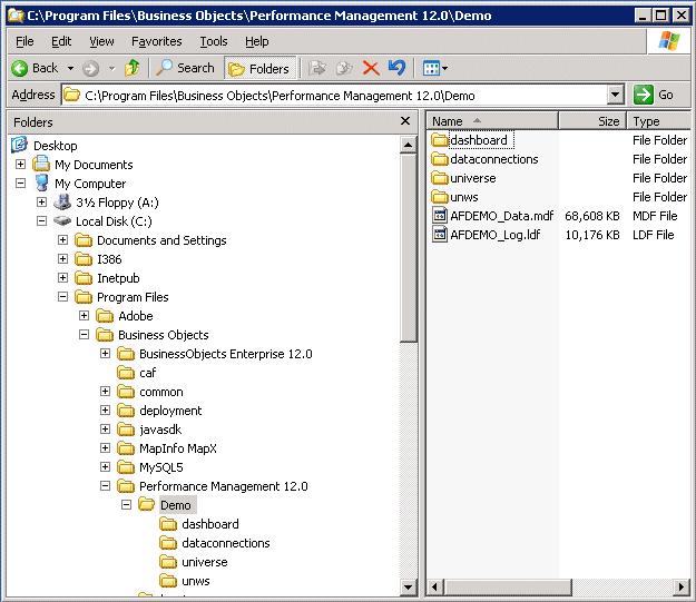 Creating the Universe Before you begin... 2 the AFDEMO_Data.mdf SQL Server database is attached to the SQL server.