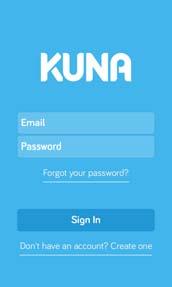 You can also visit getkuna.com/app from your browser or scan the QR Code for the app. You will need to create an account specifically for the Kuna app. If you already have one, you can skip to Step 3.