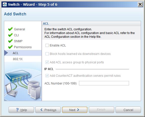 Enable ACL Enable or disable the Endpoint Address ACL (IP address-based ACL) configuration defined on this page.