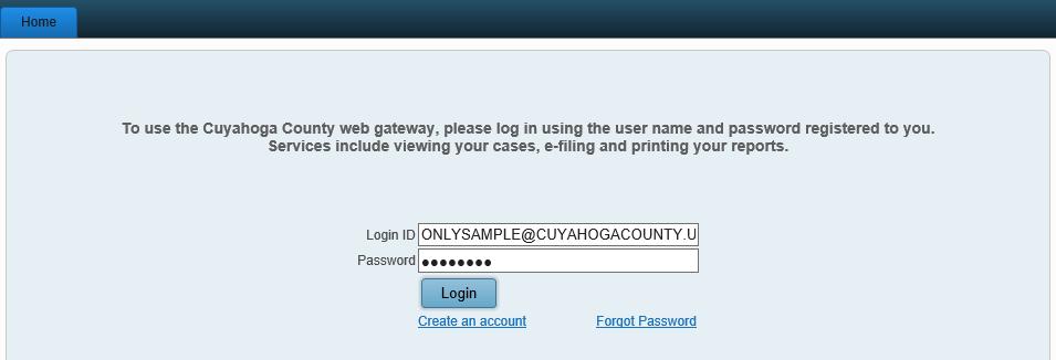 Login at the E-File Gateway if you have an account, then continue to page 5.