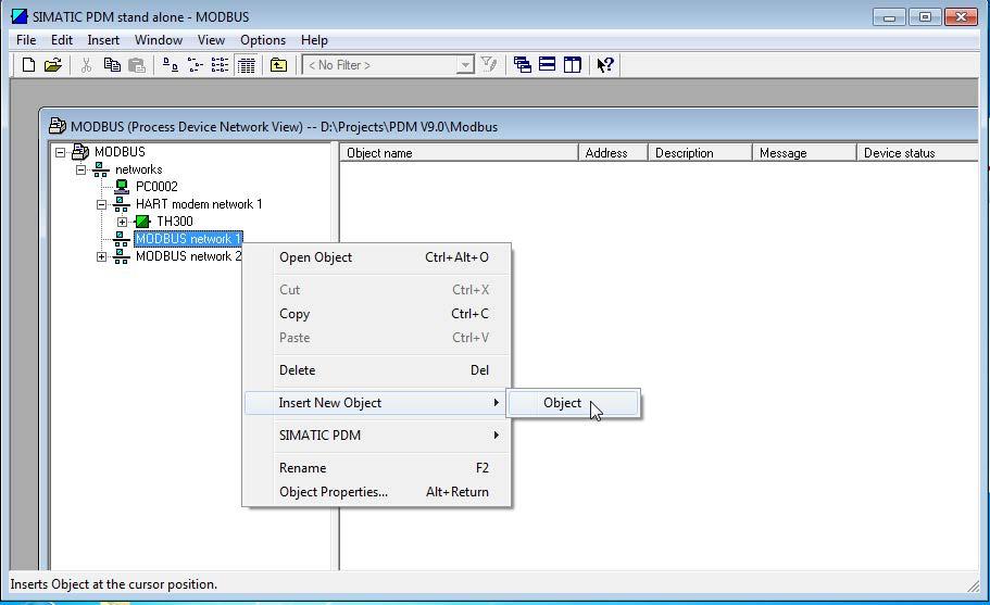2.5 How to add a MODBUS device in SIMATIC Manager 2.