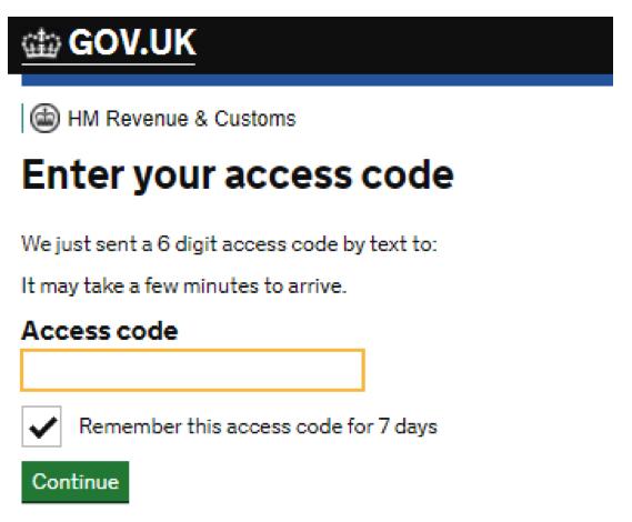Step 11 Enter your mobile phone number and press Send my access