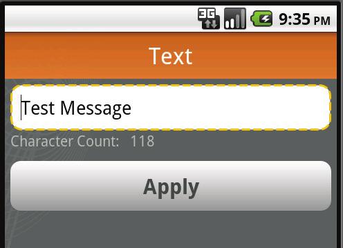 . SMS Text Messages Adding a text message is the same as adding an Email or Text- to-