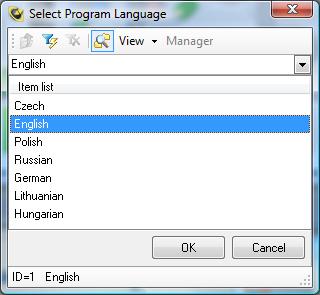 Selecting a Language 2.