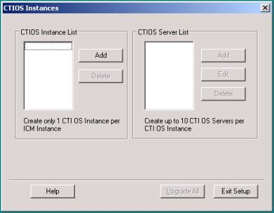 CTI OS Server installation Install CTI OS Server Procedure Step 1 Step 2 From the Server directory on the CD, run setup.exe.