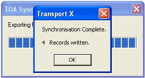 8. Click on Synchronize to start the process. 9.