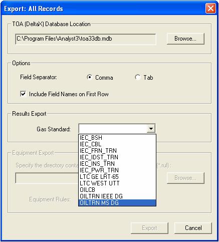 5. Use the Browse... button to locate the TOA rules directory (contains.rul files).