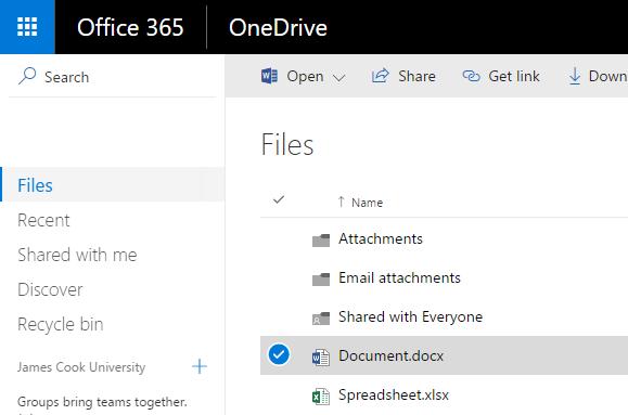 Uploading Files Adding files to OneDrive for Business online is simple. 1.