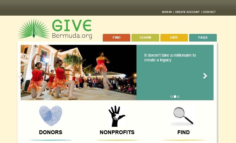 association. Logging into GiveBermuda.org Each user must log in with a unique user name and password.