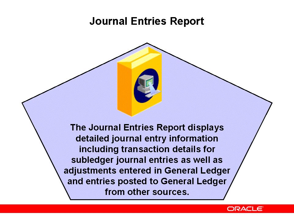 Journal Entries Report Journal Entries Report Navigation paths for generating reports: Payables: