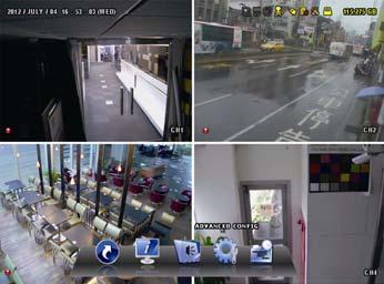 Click to display the playback control panel, and click to play the latest recorded video clip, or click to enter the search list. Available only for models which support IP camera connection.