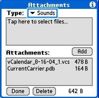 WORKING WITH ATTACHMENTS 6 Sounds: Scroll to highlight the sound you want to attach, and then select Insert. MS Word or Excel: Select the file you want to attach, and then select Attach.