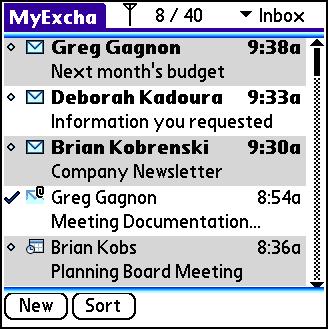 8 WORKING WITH MICROSOFT EXCHANGE ACTIVESYNC 1 Go to Applications and select Email.