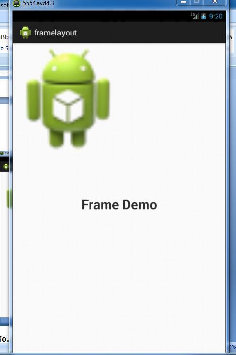 Result: - Students design an android application using frame layout.