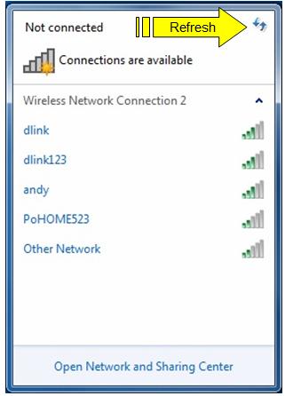 Select your desired SSID,