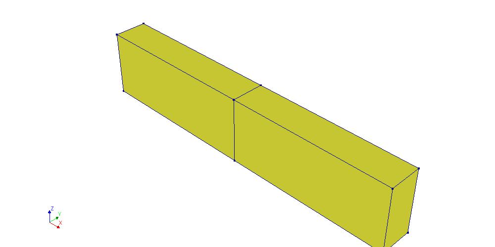 Figure 13: View of the model - Block In-plane