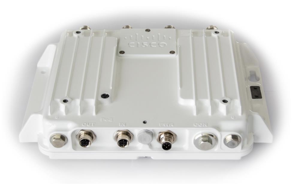 Industrial Wireless IW3700 Series Access Point Optimized for Rail, Mining, Manufacturing, Oil & Gas N-type antenna ports for 4x4 MIMO with three spatial streams and support for up to 13 dbi gain