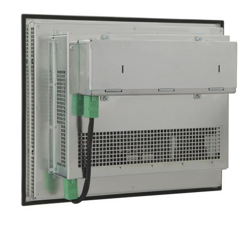 HT3000 - Integrated UPS (option) UPS integrated in the internal power supply unit With external battery pack - rear of the system mounting With external battery pack - standalone wall mounting UPS