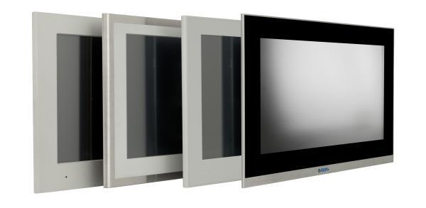 HT3000 - New ASEM Standards A unique CUT-OUT for each different size of LCD to ensure: Interchangeability among different Panel PC and Industrial
