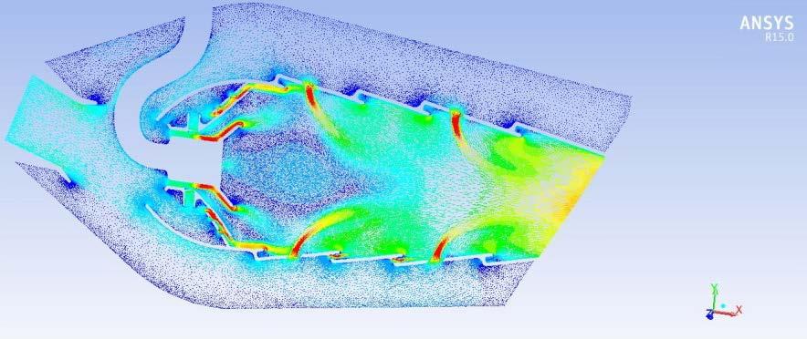 Generation to Generation - ANSYS Fluent ANSYS Application Example Case Details: Flow through a Combustor Number of cells: 12 Million Cell